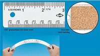 Stainless Steel cork-back Rulers